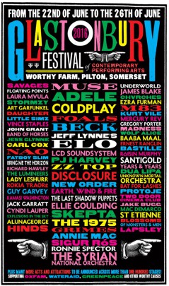 Cartel Glastonbury 2016
