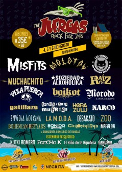 Cartel The Juerga's Rock Festival 2016